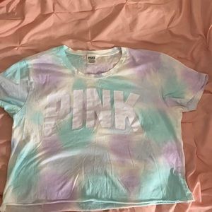 Pink Cropped Tee